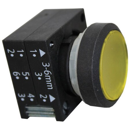 Meiko Pushbutton - Yellow 9604404